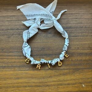 Gold Bride Bandana Necklace